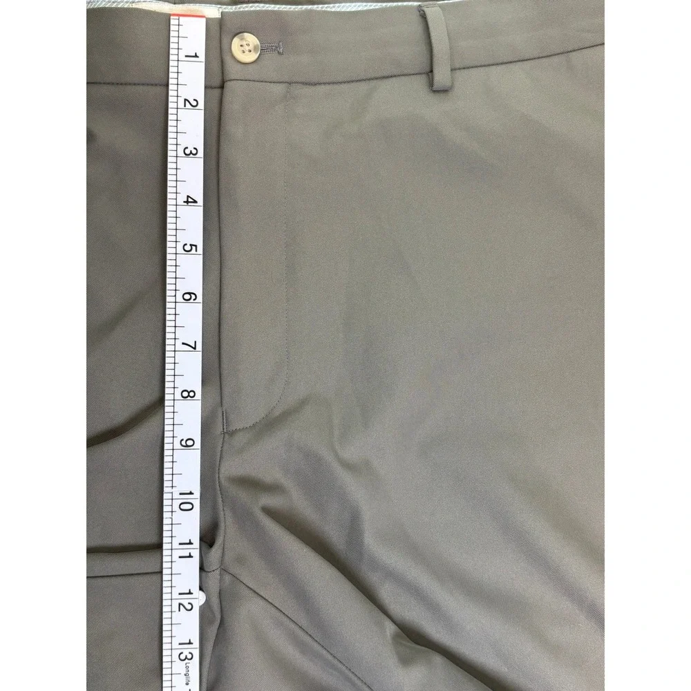 Peter Millar Crown Sport Mens Gray Performance Golf Shorts Size 40 ME0EB82